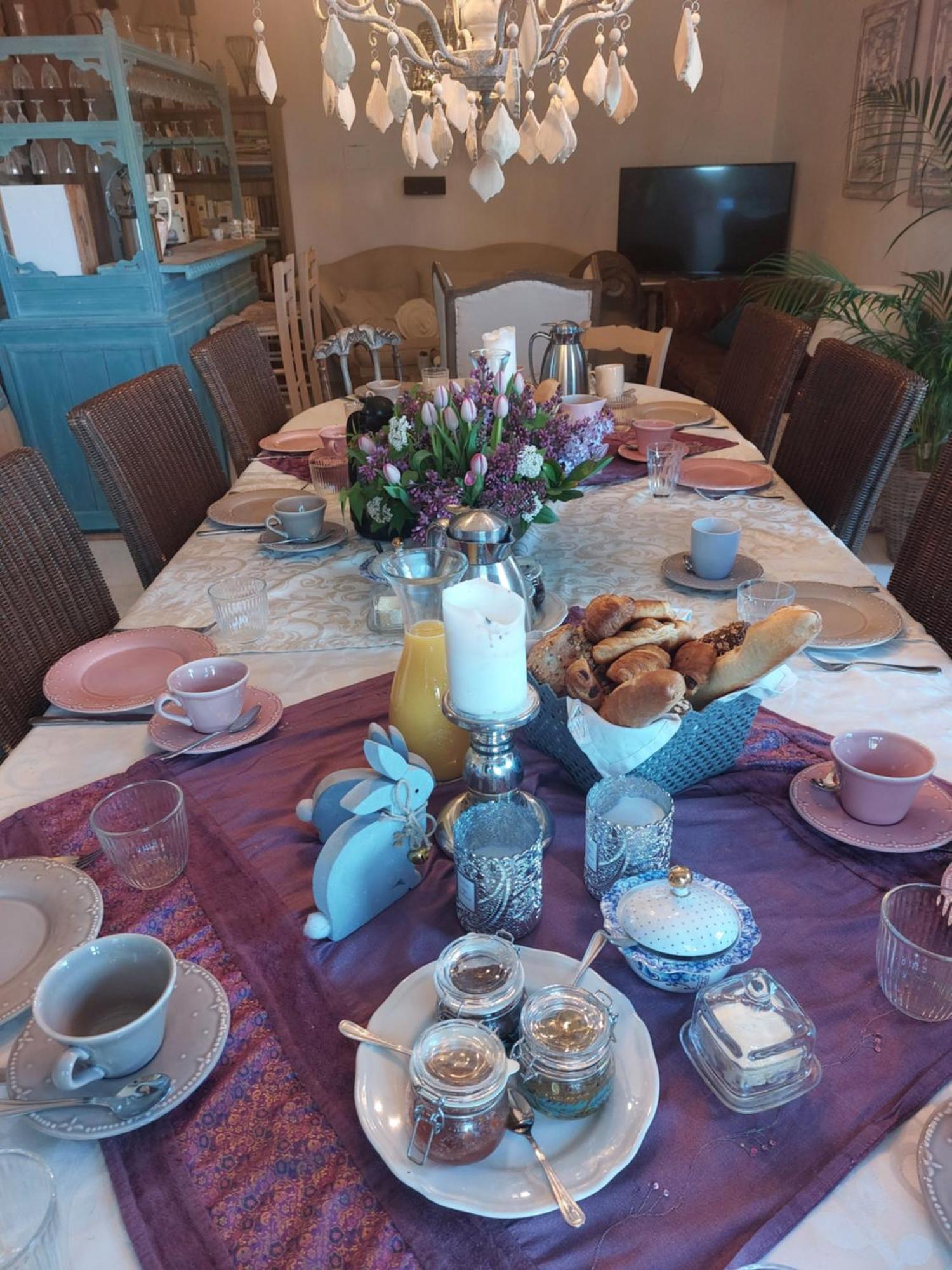 La Flor Azul Bed and Breakfast Grospierres Buitenkant foto