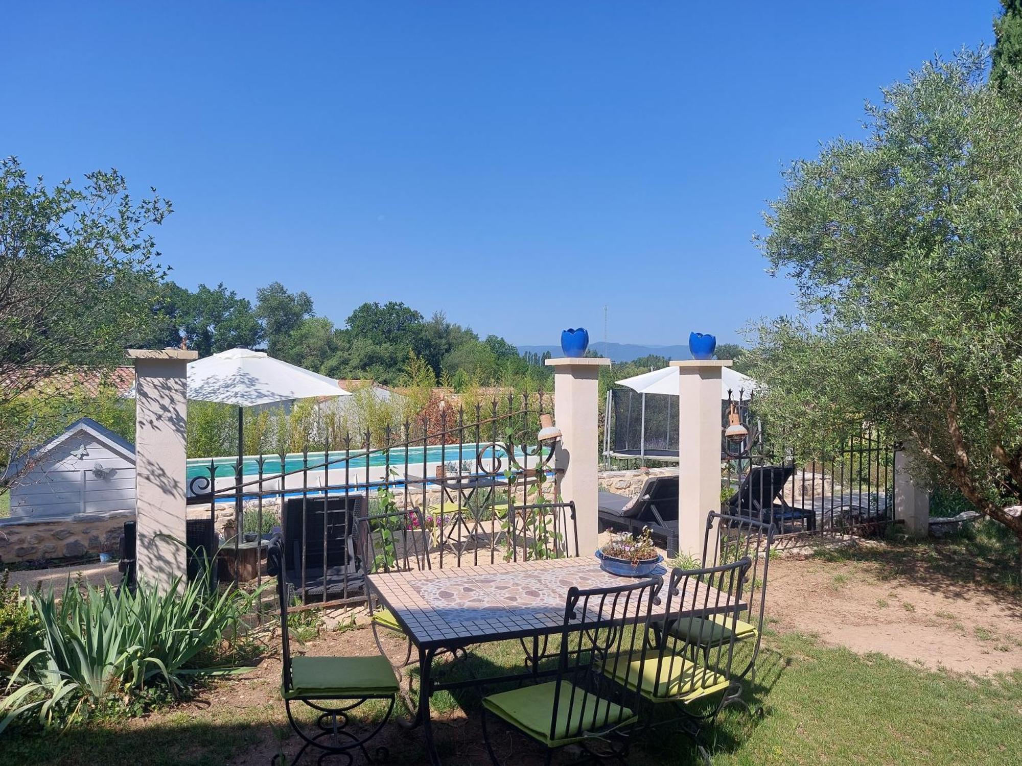 La Flor Azul Bed and Breakfast Grospierres Buitenkant foto
