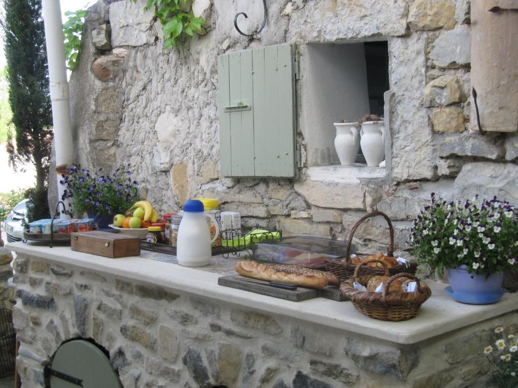 La Flor Azul Bed and Breakfast Grospierres Buitenkant foto